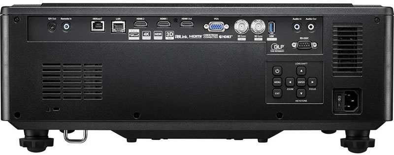 ZU820T rear panel