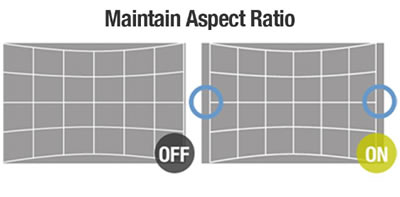 Panasonic PT-VMZ72 Aspect Ratio