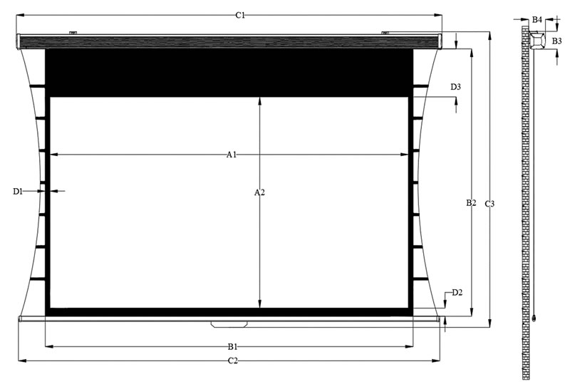 Elite tab tensioned pull down specifications